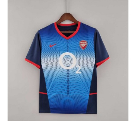 Arsenal 02/04 Away Blue Soccer Jersey